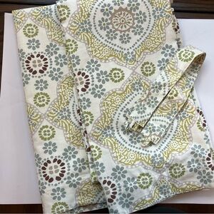 SET (2 panels) 48x96” RETIRED Cost Plus World Market Mosaic Medallion Curtains